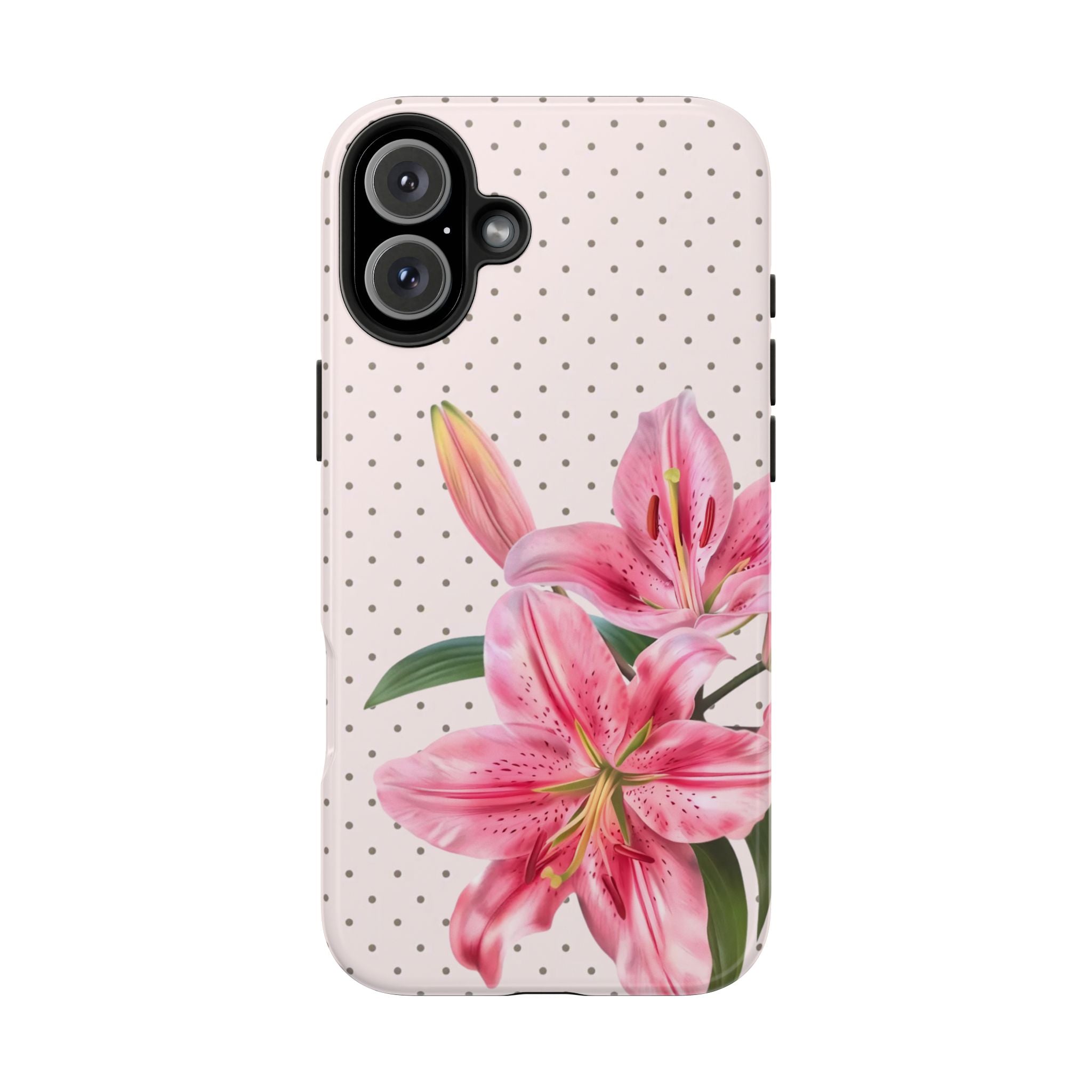 Pink Lily Bloom Phone Case