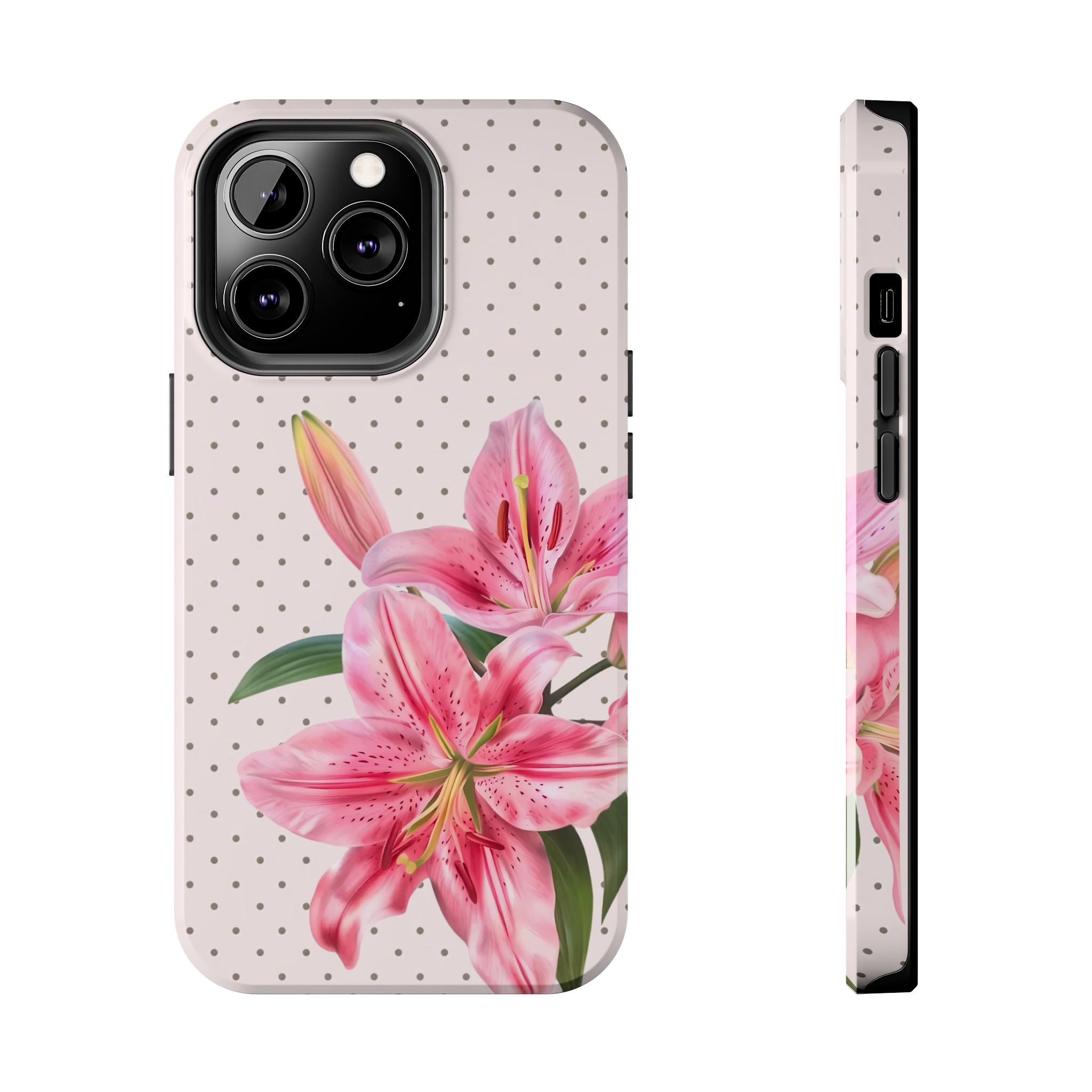 Pink Lily Bloom Phone Case