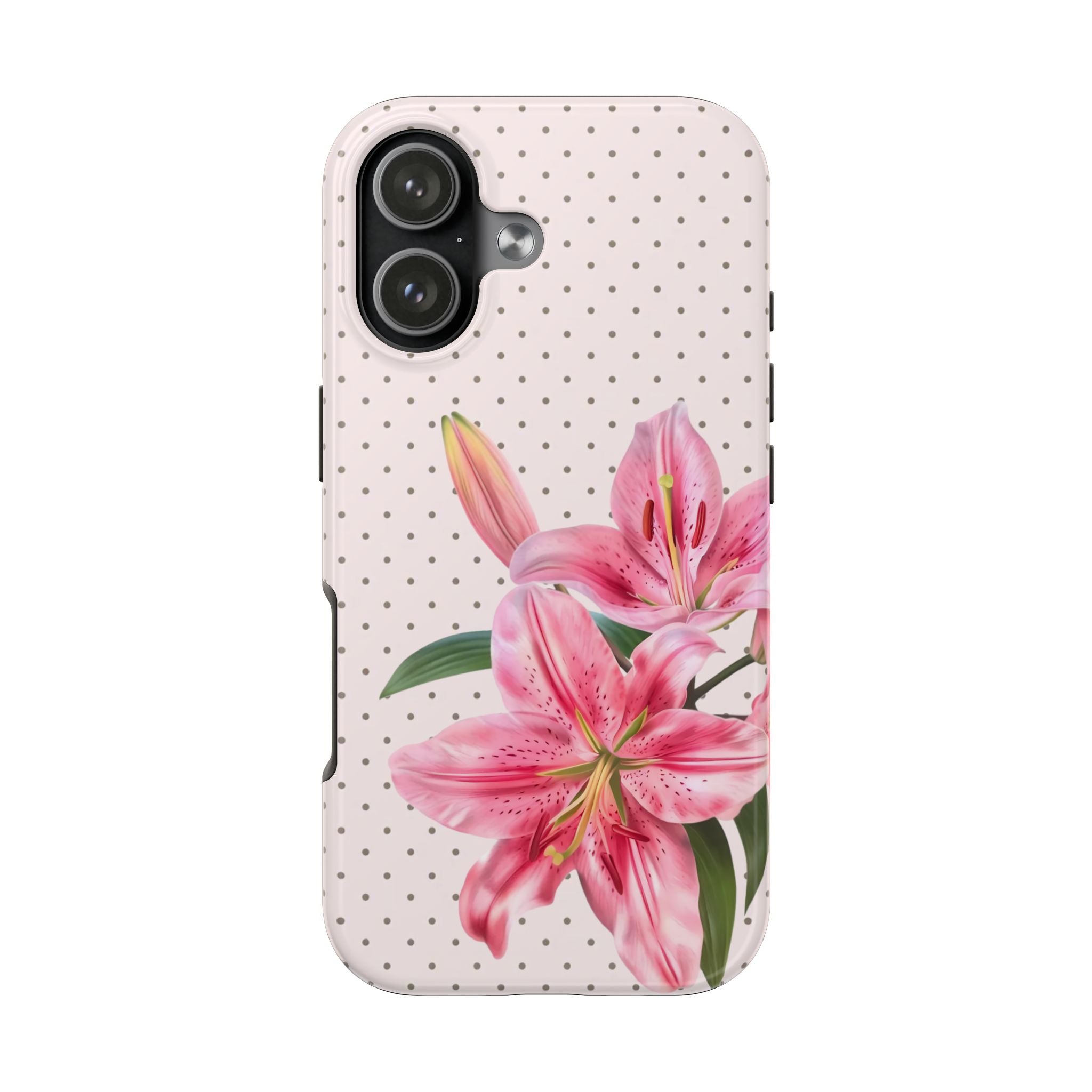 Pink Lily Bloom Phone Case