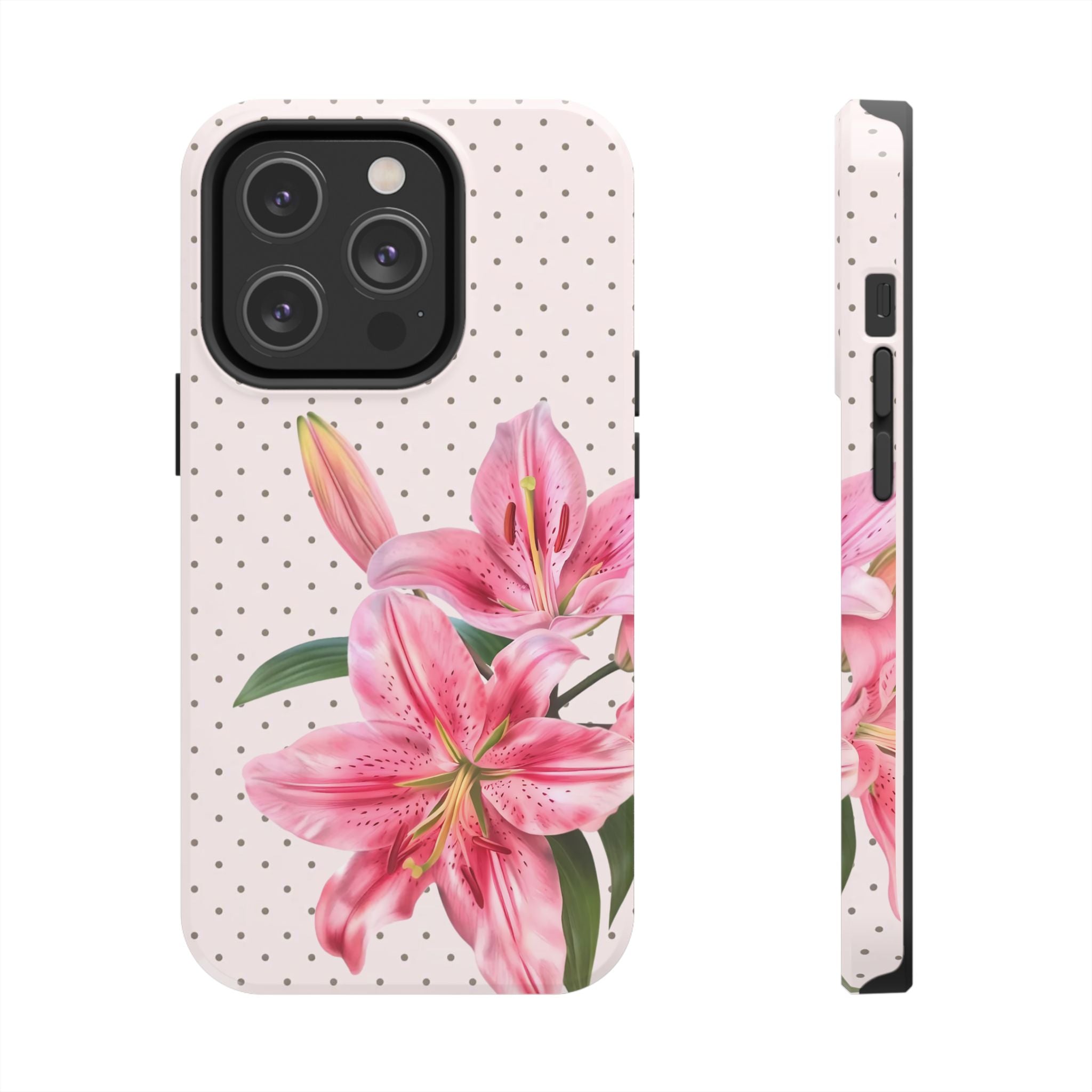 Pink Lily Bloom Phone Case