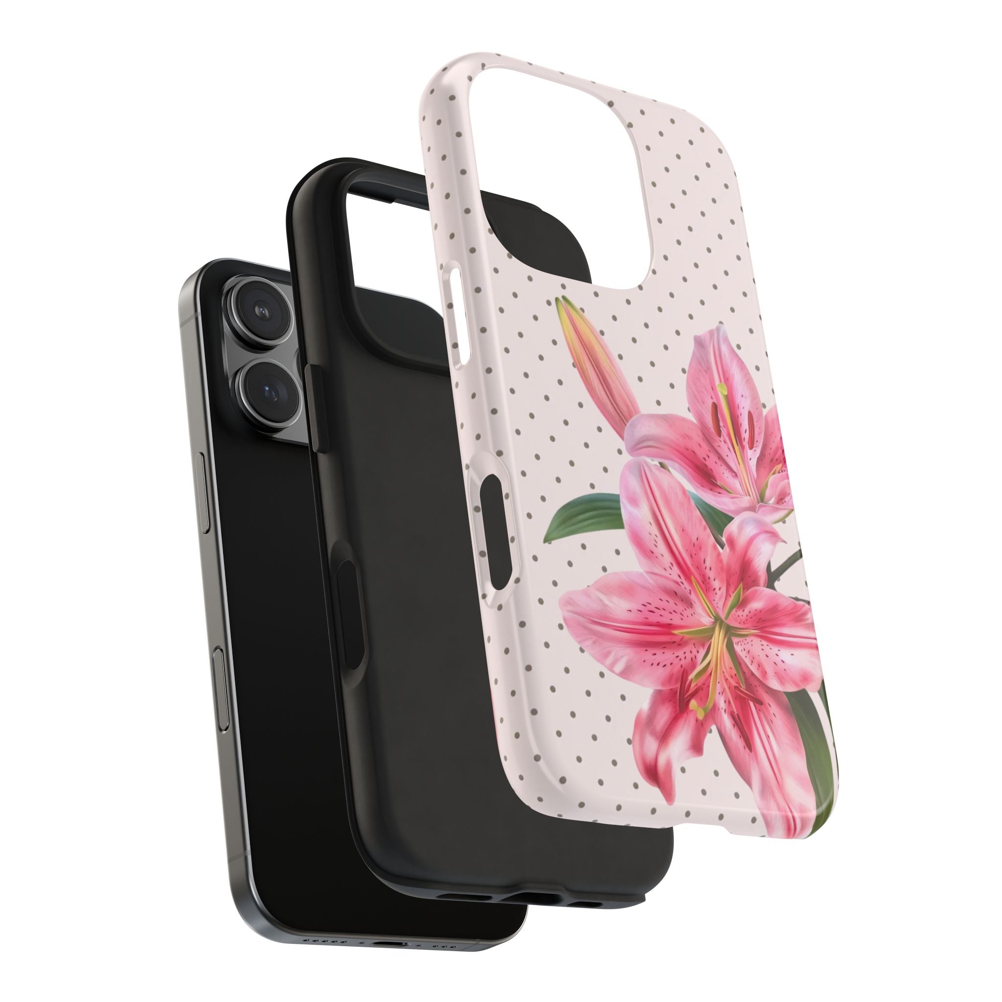 Pink Lily Bloom Phone Case
