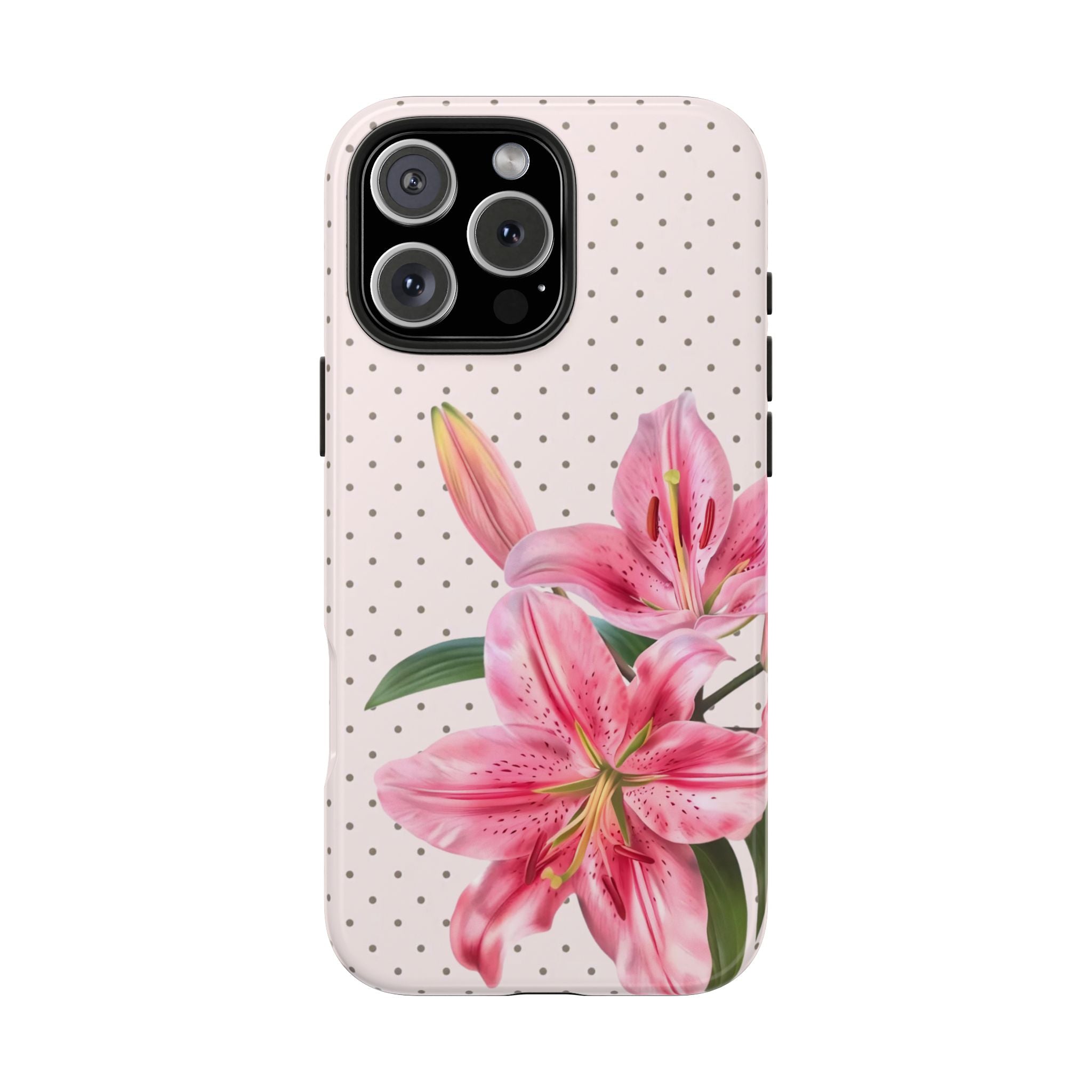 Pink Lily Bloom Phone Case