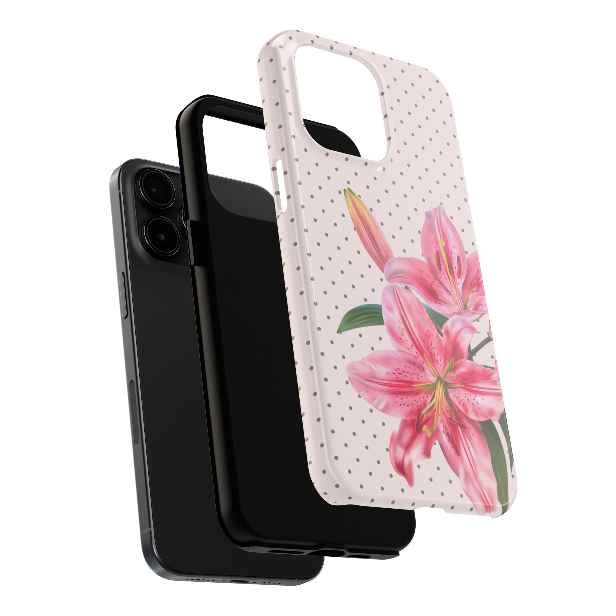 Pink Lily Bloom Phone Case