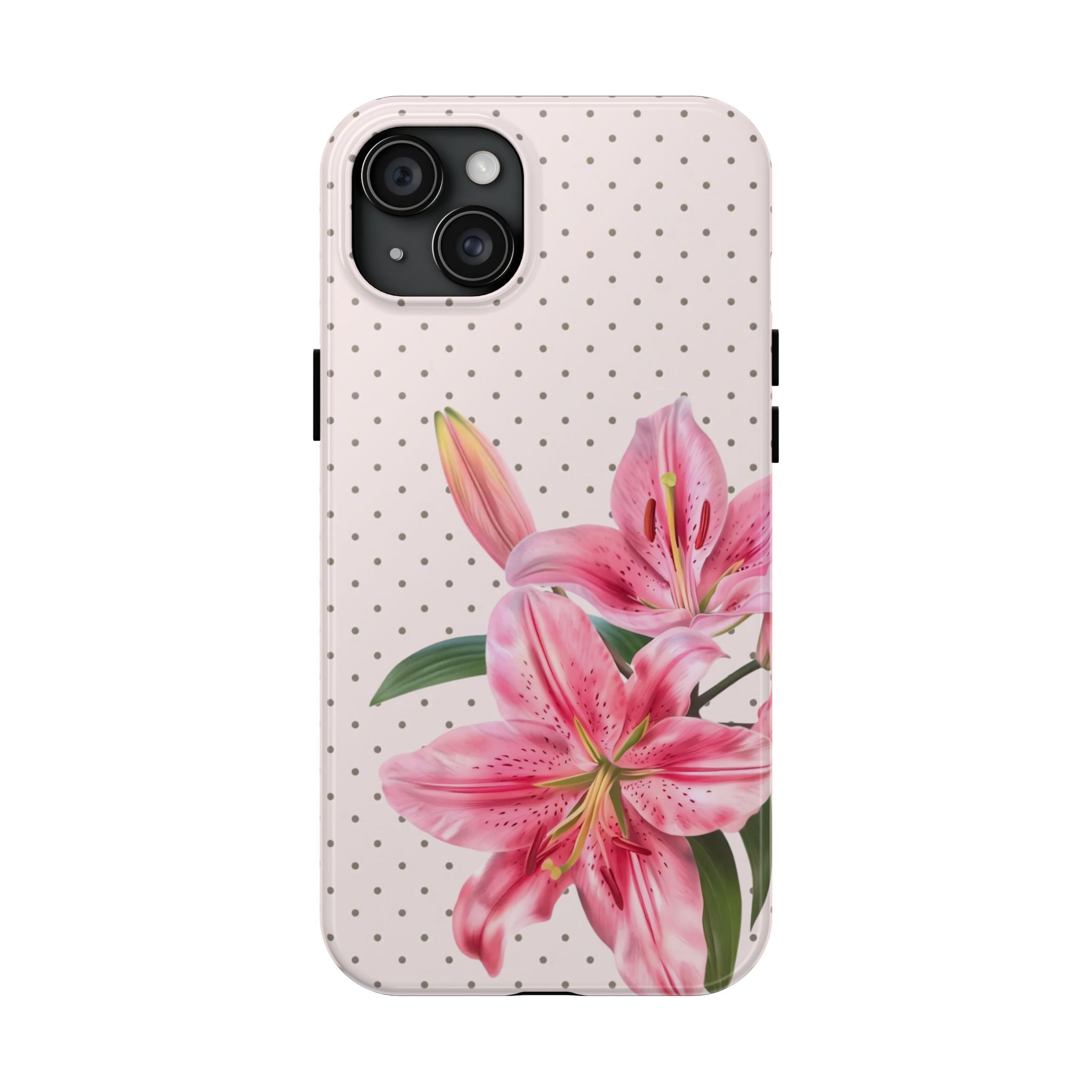 Pink Lily Bloom Phone Case