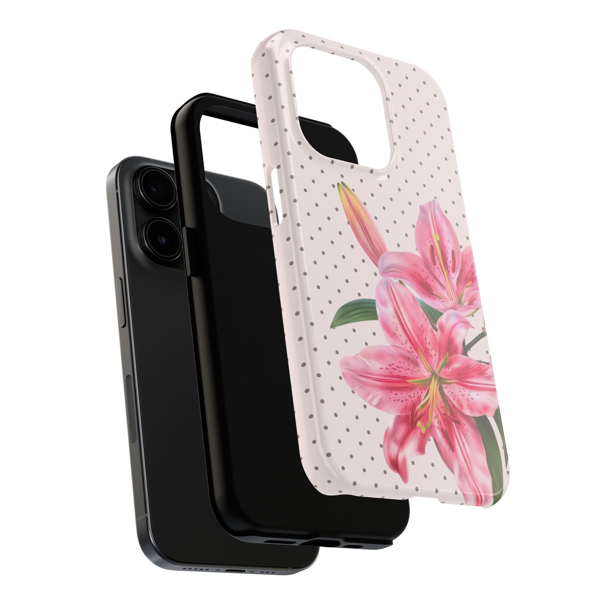 Pink Lily Bloom Phone Case