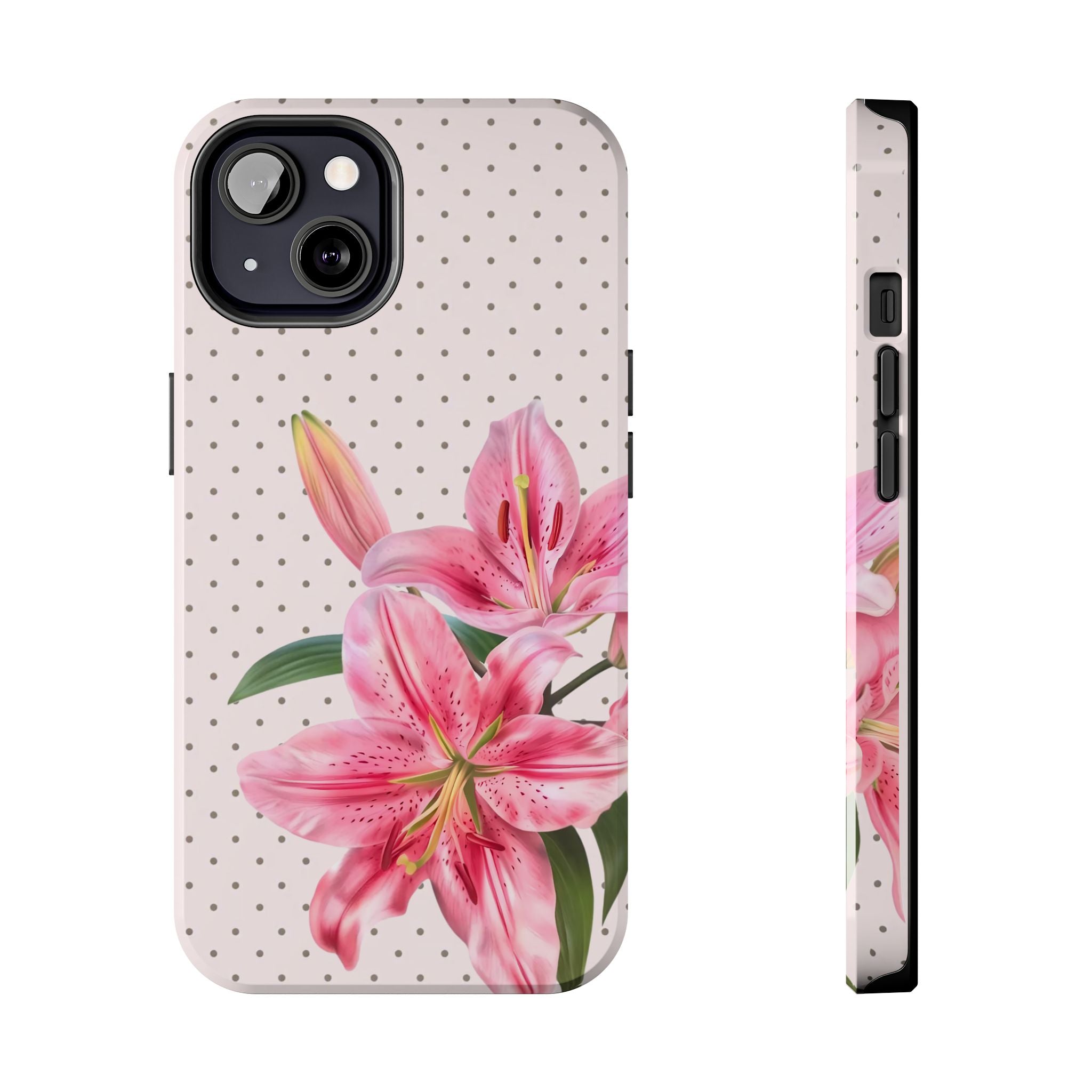 Pink Lily Bloom Phone Case