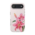 Pink Lily Bloom Phone Case