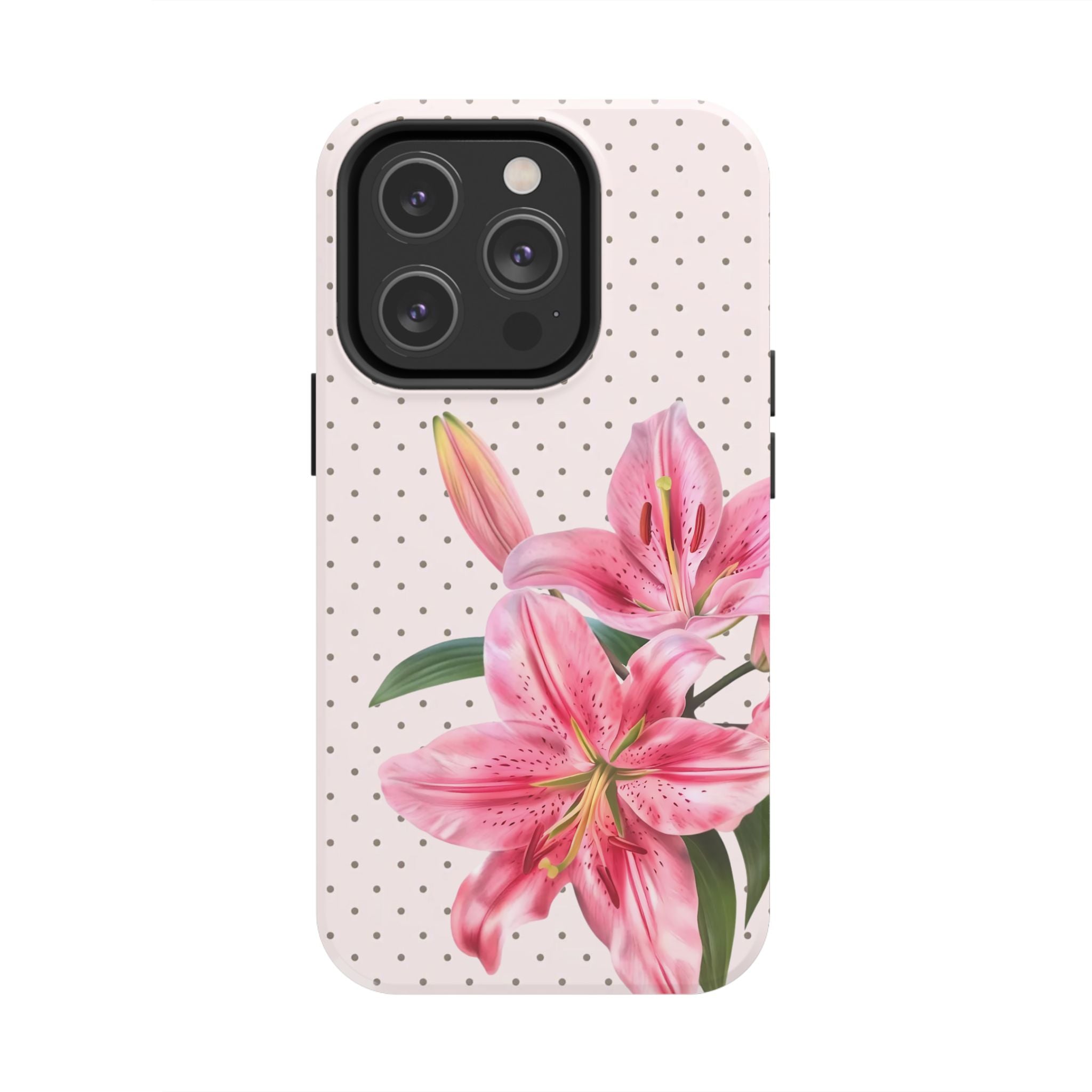 Pink Lily Bloom Phone Case
