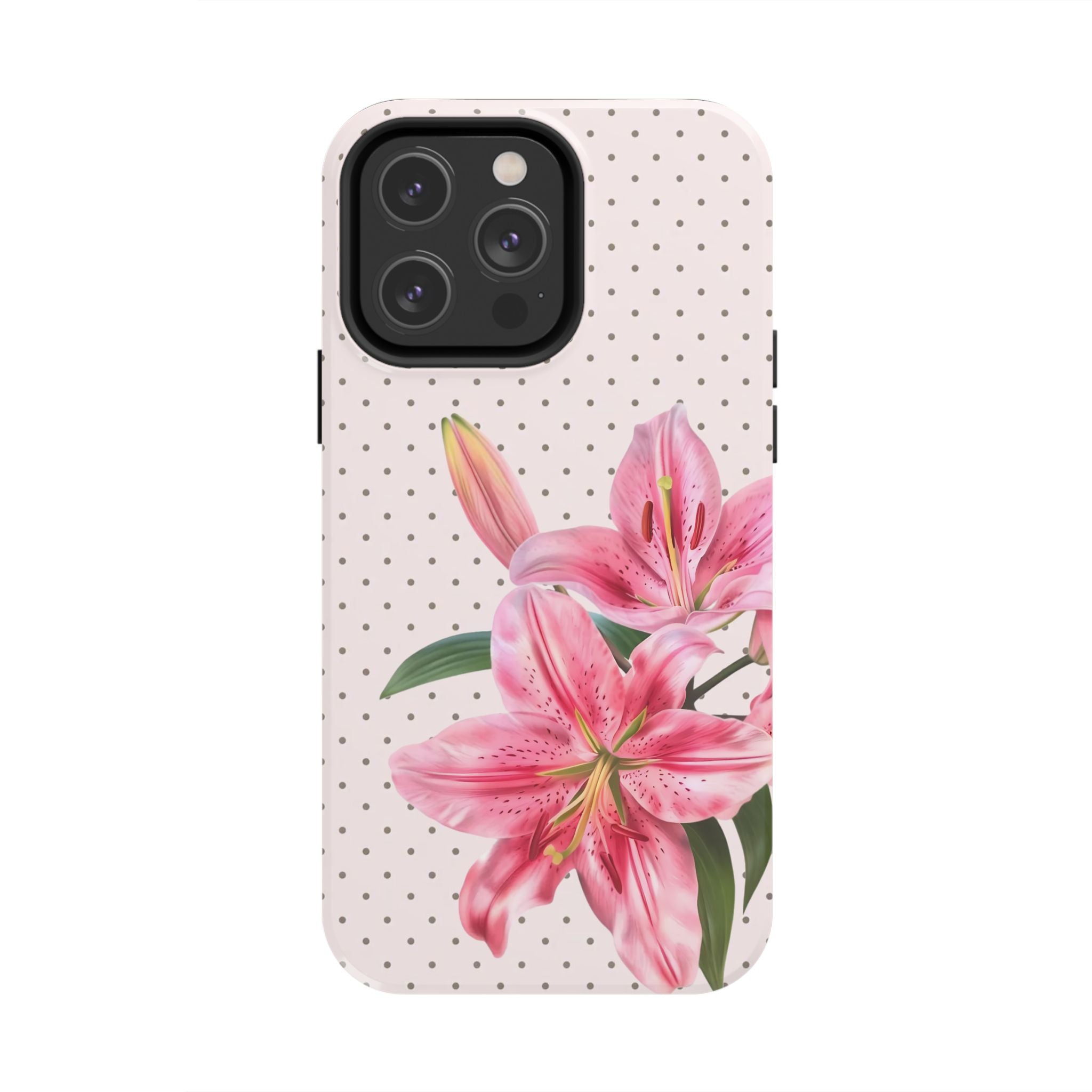 Pink Lily Bloom Phone Case