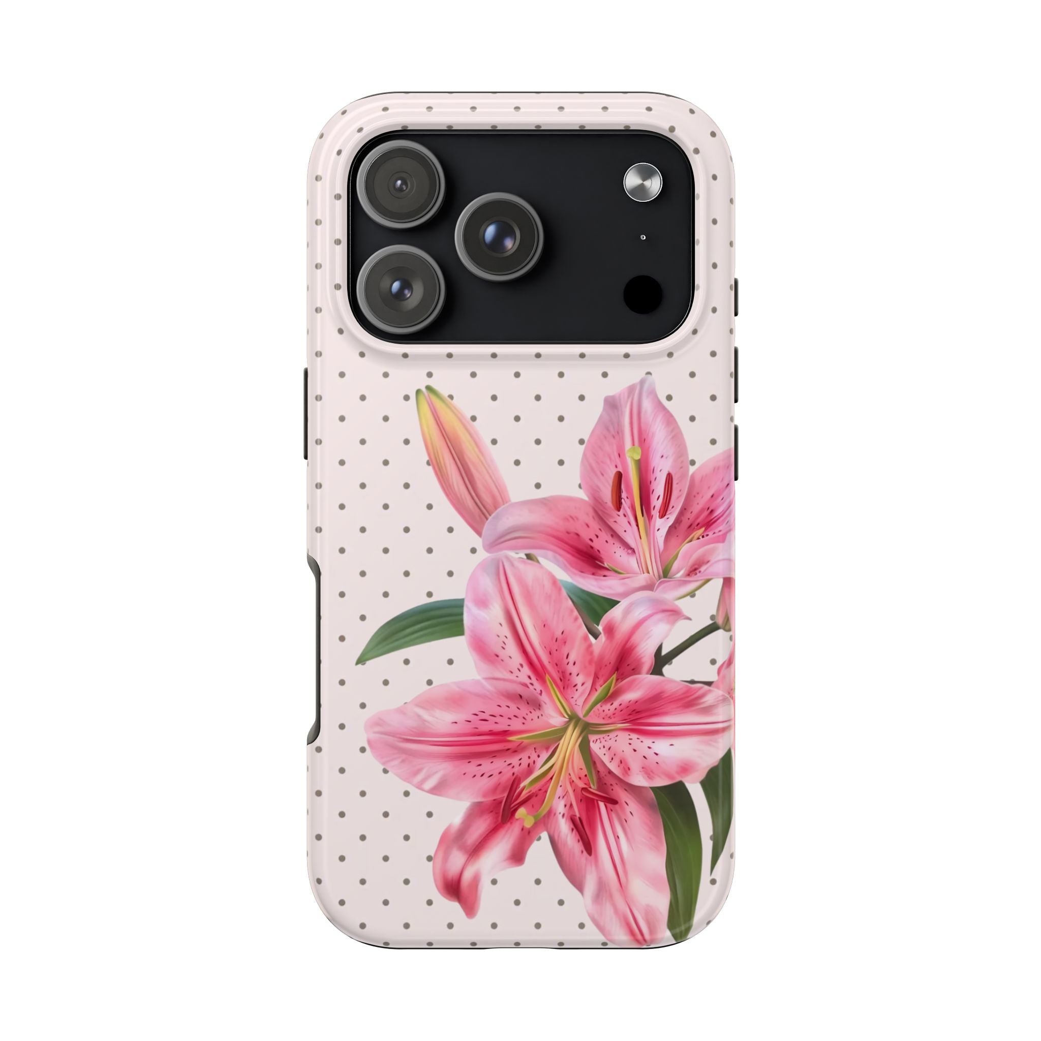 Pink Lily Bloom Phone Case