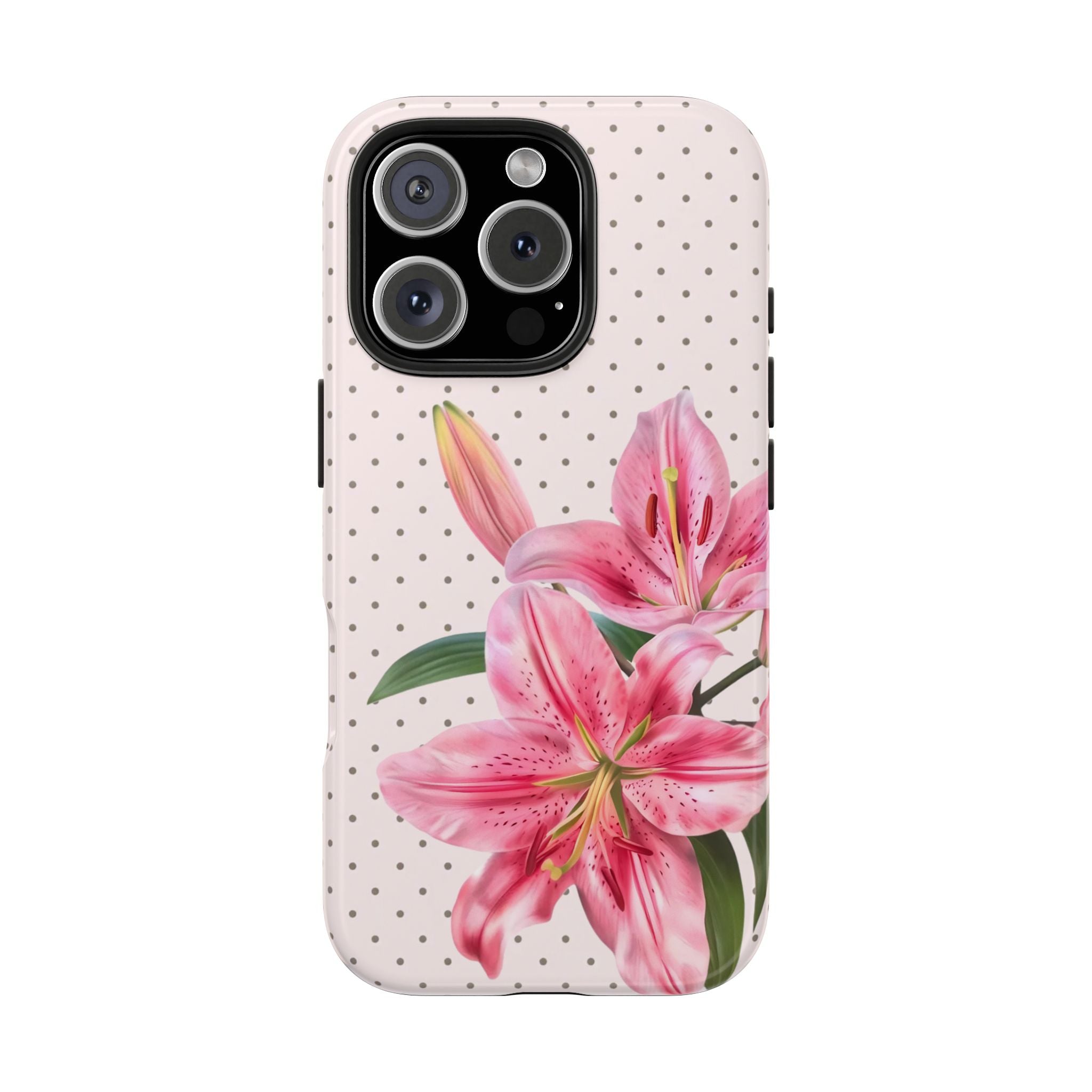 Pink Lily Bloom Phone Case
