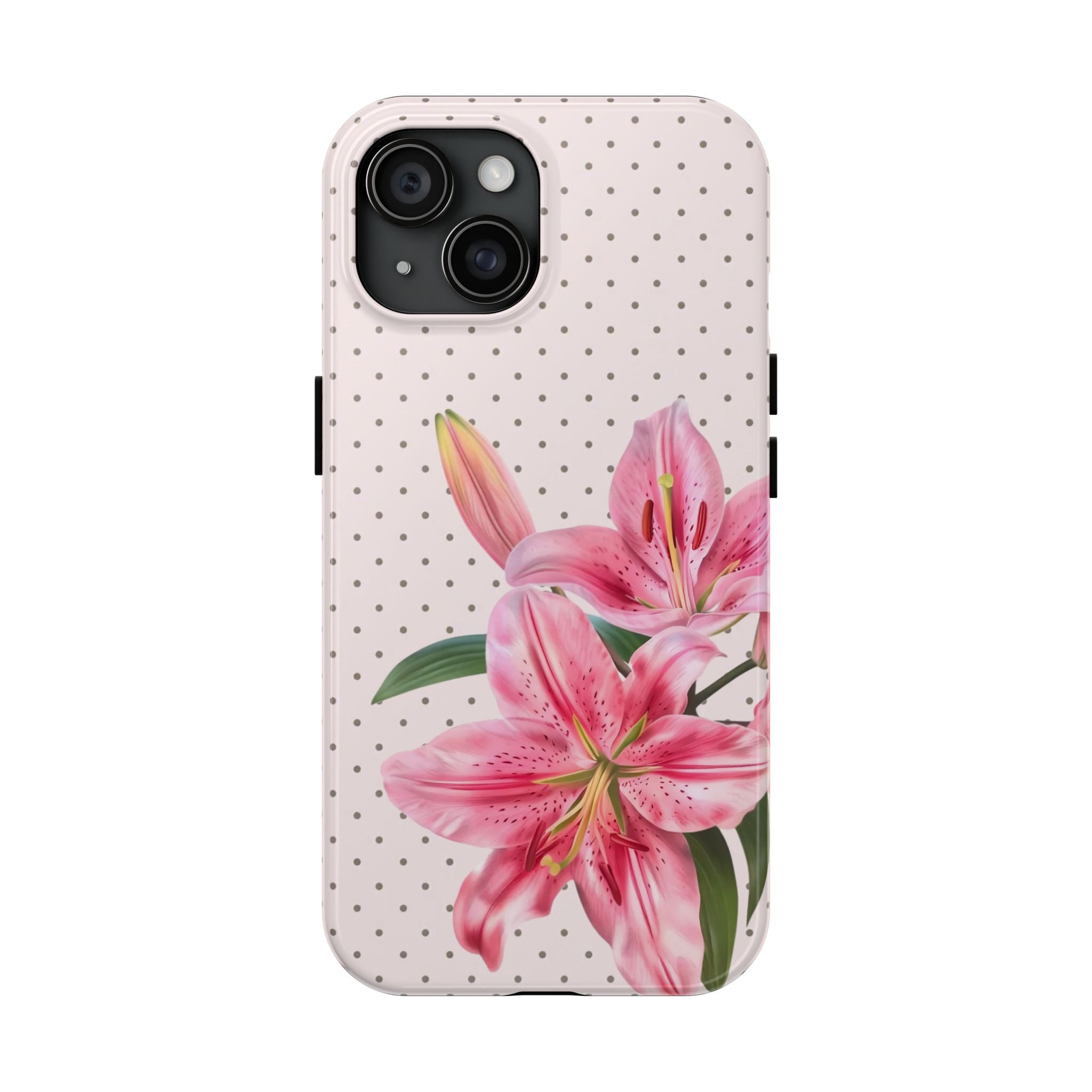 Pink Lily Bloom Phone Case