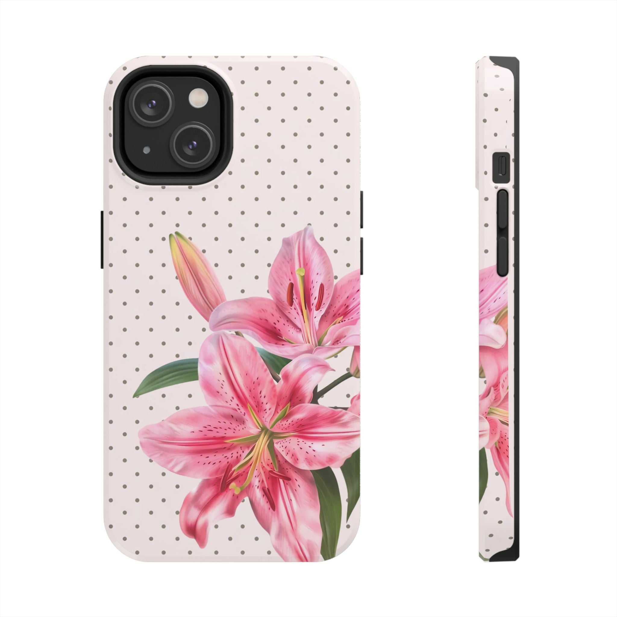 Pink Lily Bloom Phone Case