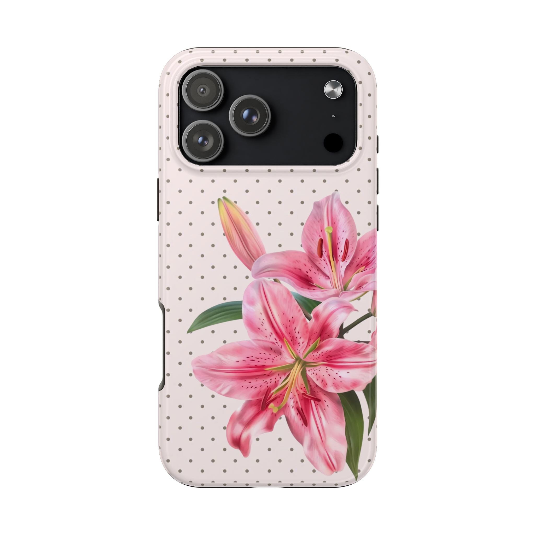 Pink Lily Bloom Phone Case