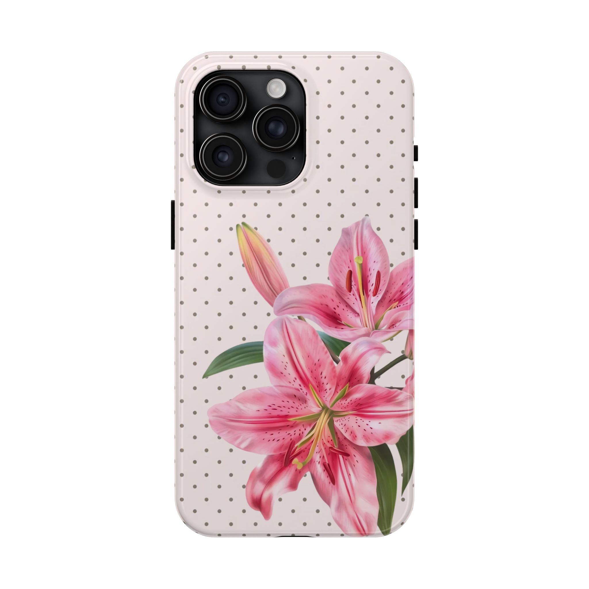 Pink Lily Bloom Phone Case