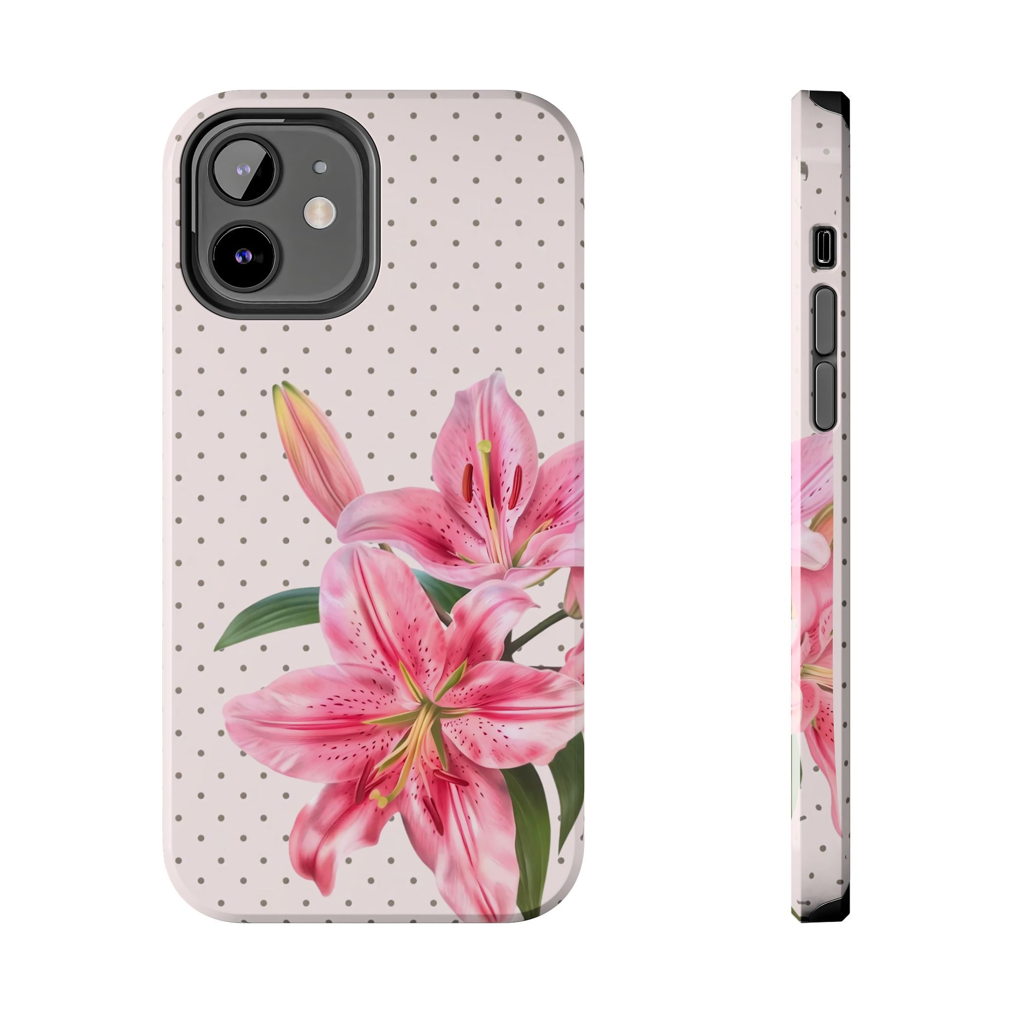 Pink Lily Bloom Phone Case