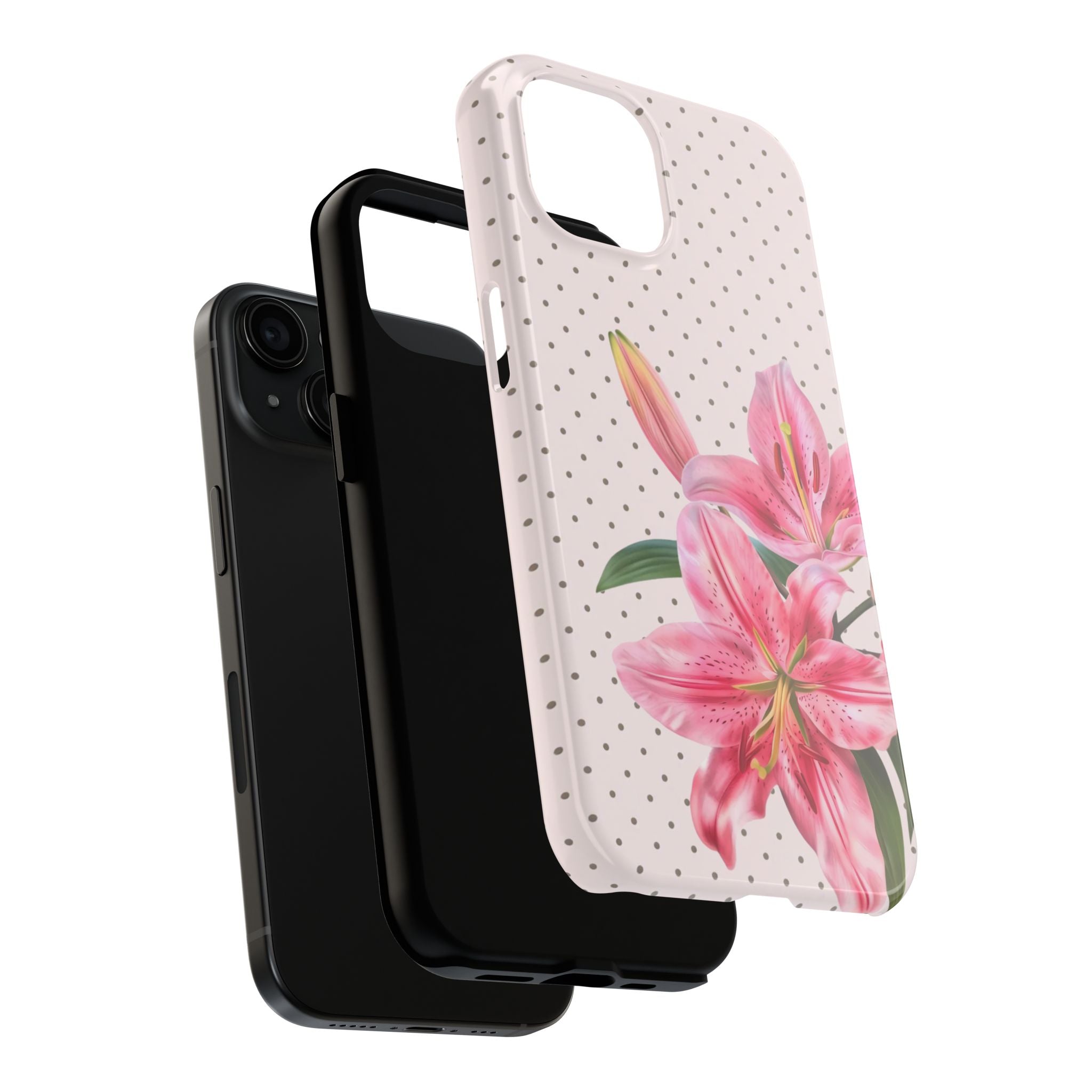 Pink Lily Bloom Phone Case
